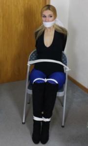 boundinthemidwest.com - Black Canary Tied To Chair Trying To Escape thumbnail