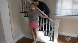 boundinthemidwest.com - Lolly Gagg Tied Onto The Stairs  thumbnail